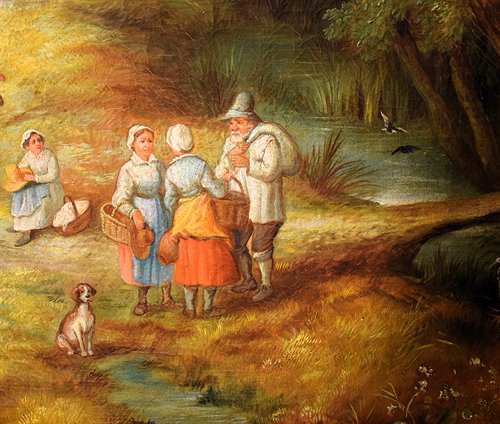 "Fairytale Landscapes with Figures in the Forest"